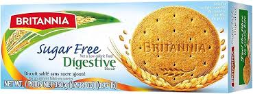 BRITANNIA SUGAR FREE DIGESTIVE BISCUIT 350G