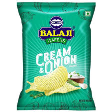 BALAJI CREAM N ONION WAFERS 135GM